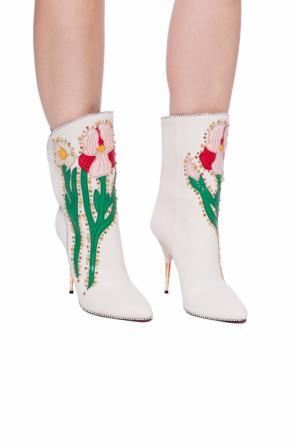 Embellished heeled boots, zdjęcie 2 Embellished heeled boots od Gucci
